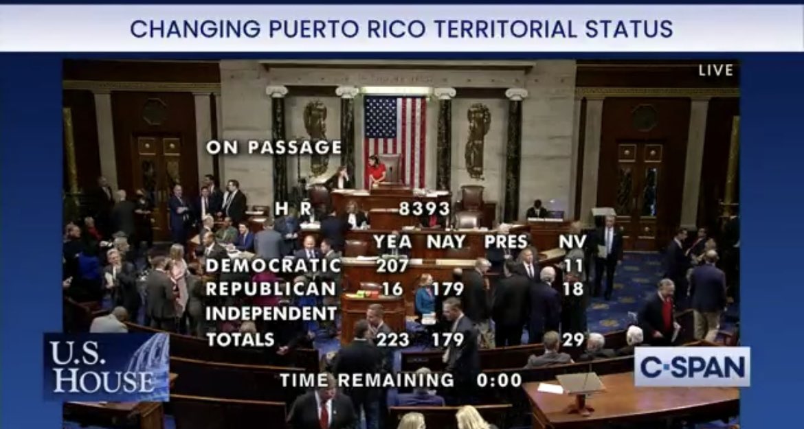maver23's tweet photo. Hoy será un día histórico. #StatehoodForPR https://t.co/qy7kkTNHrb