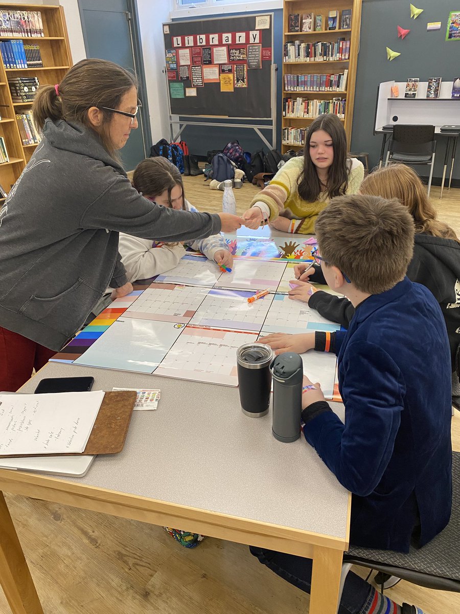 <a href="/walzad/">Walter Zadow P.S.</a> #GSA hard at work planning events for the rest of they year. #PRIDEForum @Equity_RCDSB @RCDSB