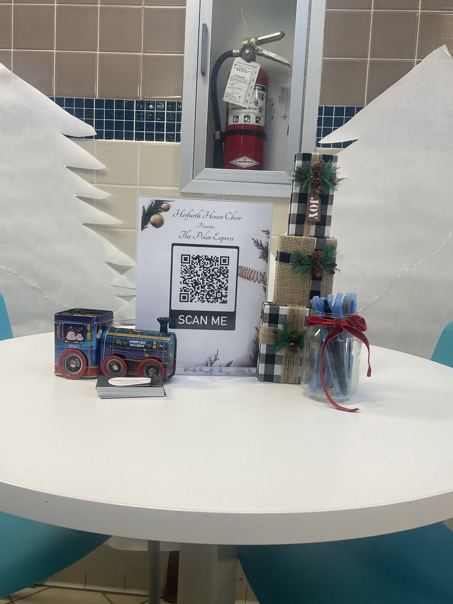 The Polar Express! Our 1st choir show in 2 year!! The stage is ready! Concert tonight at 7:00  Thank you PTA  and Art club!  <a href="/GISDArts/">GISD Fine Arts</a> <a href="/HerfurthPTA/">HerfurthPTA</a>