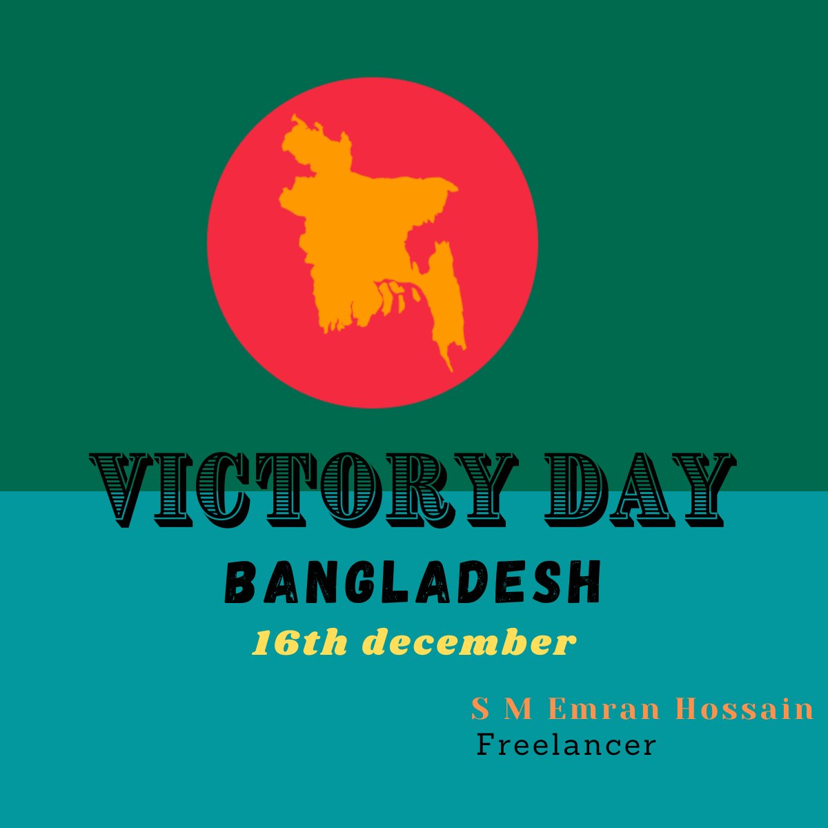 SkipTracing19's tweet photo. Happy Victory Day 
16th December 2022
Bangladesh❤❤

#bangladesh #victoryday #victory #bdvictory #freelance #freelancer #freelancing https://t.co/ayN4csTV6A