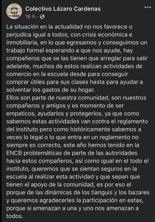 ipn_leaks's tweet photo. 🗣️🚨Mientras tanto el aún Subdirector Administrativo sigue violentando la normatividad de la #ENCB @ipn_encb Jesús Ramón Hernández Martínez amigo de Ratapia @MxJavierTapia gana de manera mensual más de $100 mil, a los estudiantes los despojan de sus pertenencias para sobrevivir. https://t.co/jqySL9W54E
