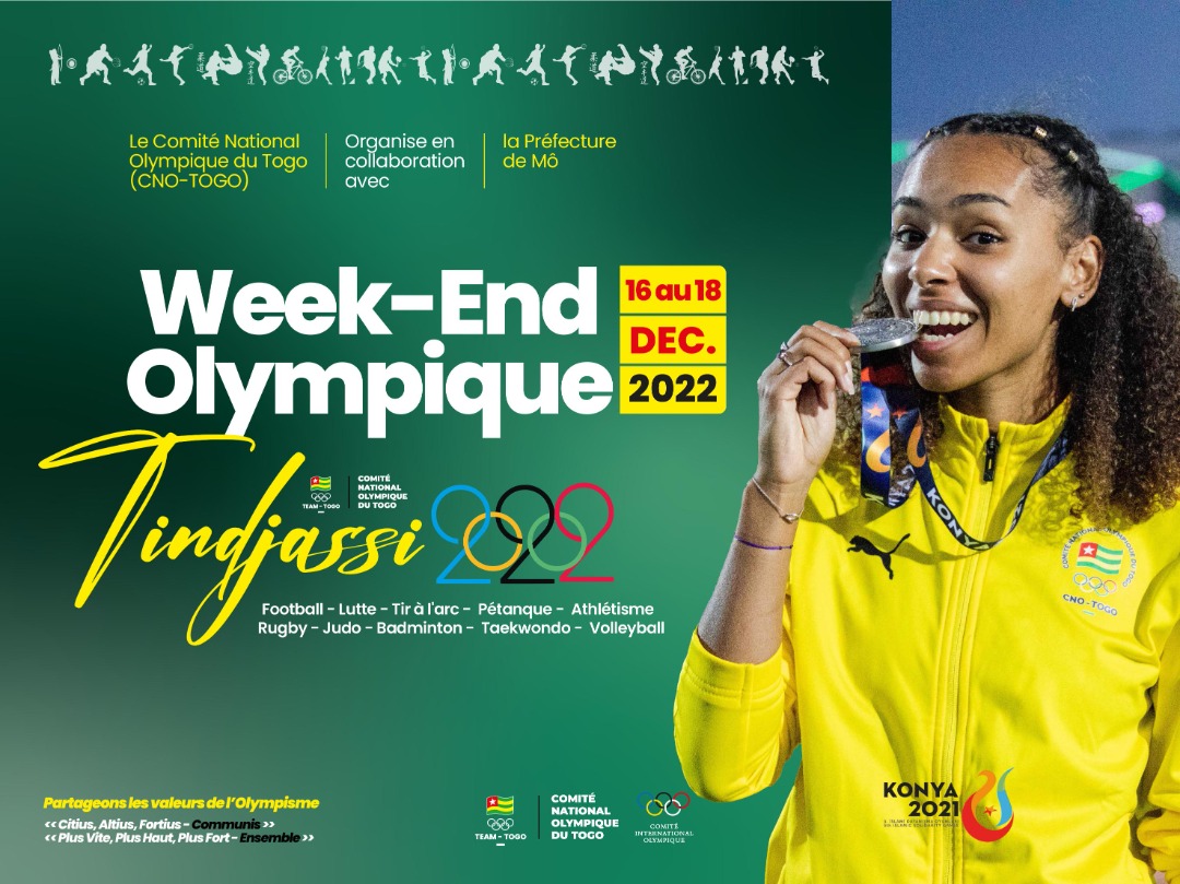 PKBTchodie's tweet photo. Par le #sport, pour promouvoir l'#amitié et la #paix entre les #peuples, le #développement responsable et l'égalité de #genre, la justice sociale et l'#éthique sportive, la belle ville de #Tindjassi dit un grand OUI. #Olympics, @cnotogofficiel, @iocmedia, @Paris2024,  @Olympics https://t.co/WOKvk7SFLV