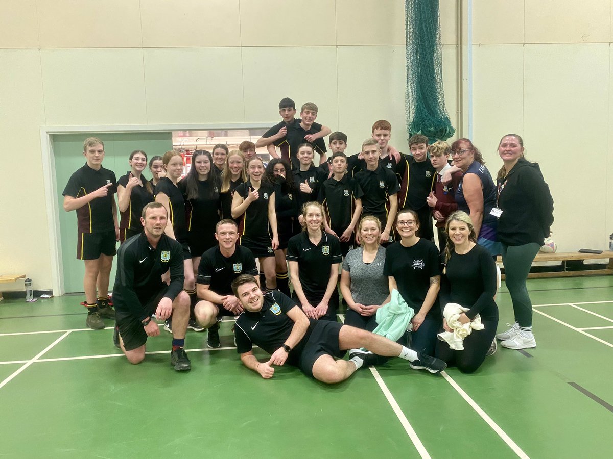 Fantastic event today with Our Lady’s staff versus a mixed year 10 and 11 netball team. We raised £57 for crisis. Staff beat year 10 6-0. Year 11 won 5-2.