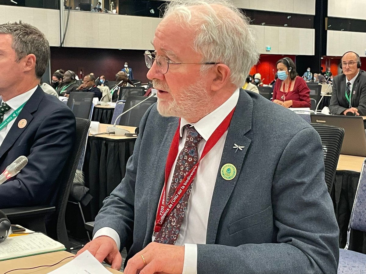 'Nature is in peril, the complex web of life on which we all depend, the product of 3.6 billion years of evolution, is deteriorating before our very eyes, and we do not have another decade. We simply don’t.' My statement for 🇮🇪 and #ForNature at #COP15 malcolmnoonan.com/post/cop15-un-…