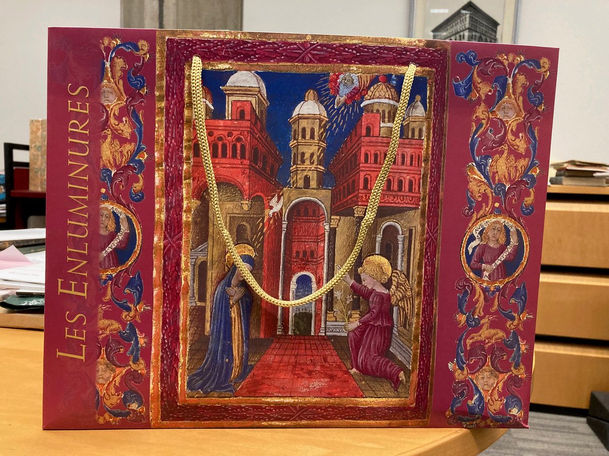 UChicagoSCRC's tweet photo. You know it's a red-letter day when you show up at work with a bag from @LesEnluminures We are over the moon to add this 13th-century Bible copied in Spain. This acquisition was made possible by a generous gift from two alumni. https://t.co/edakRa3bd8