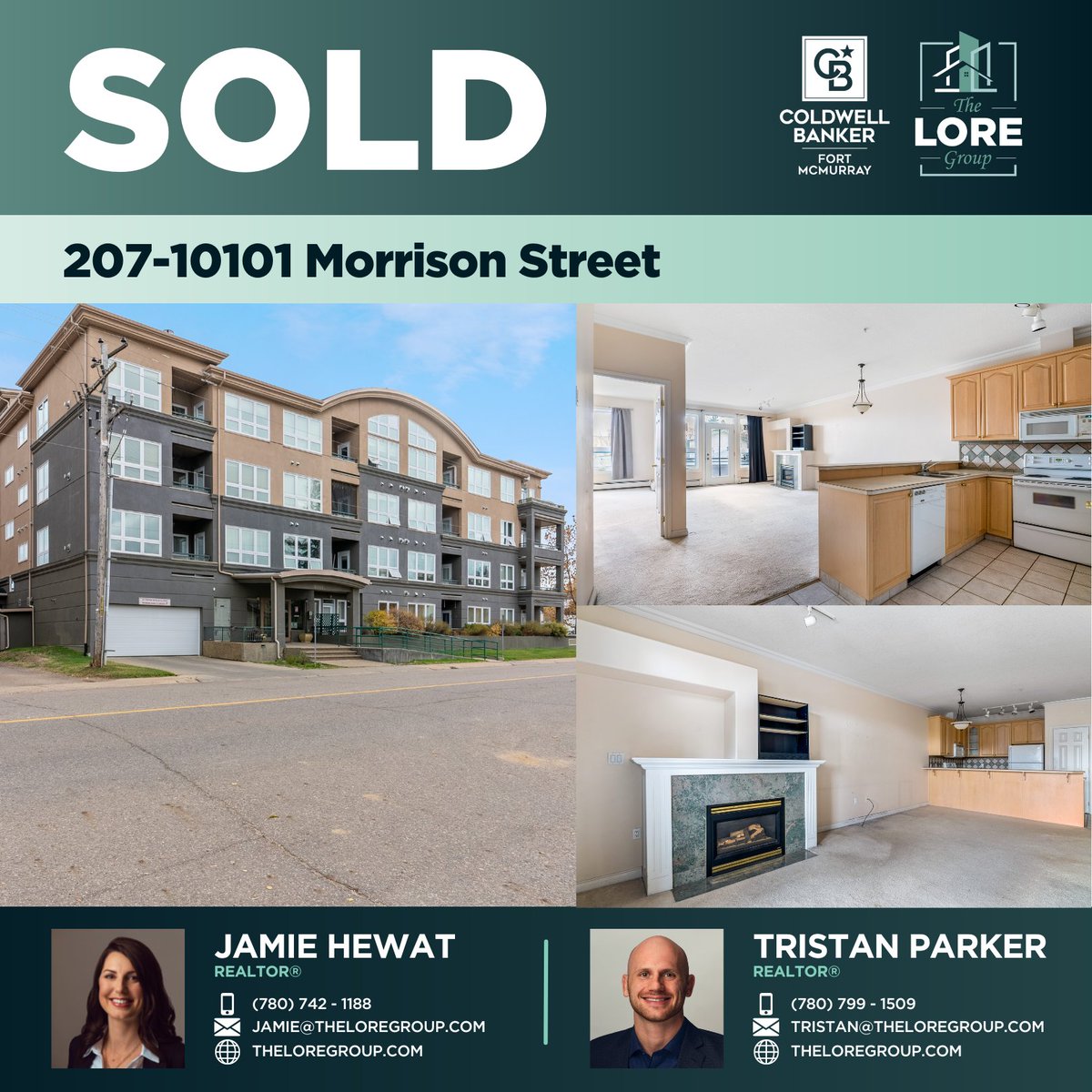theloregroup's tweet image. 207-10101 Morrison Street is officially SOLD! 💙
Thank you to our amazing clients for trusting us with selling &amp;amp; buying your home. Congratulations! 🎉

Contact Jamie Hewat at 780-742-1188 and Tristan Parker at 780-799-1509.

theloregroup.com/cma/property-v…

@CBFortMcMurray