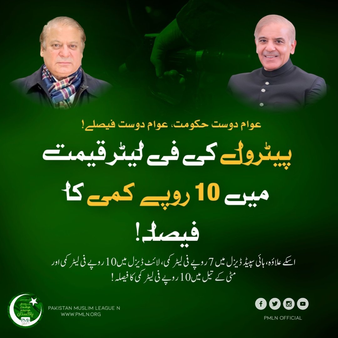 PMLN tweet media