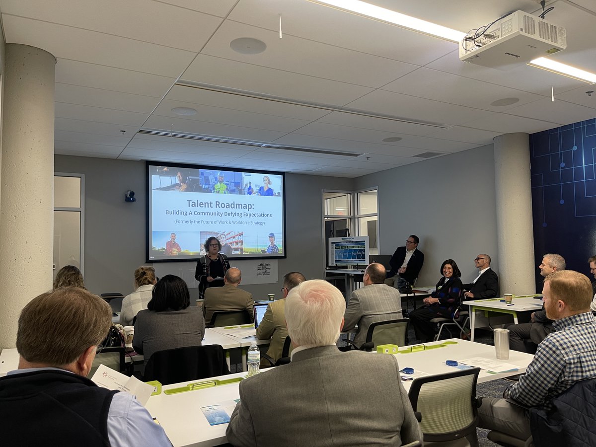 Greater_Wichita's tweet image. Progress in our Strategic Priority area of Talent was shared at today&apos;s Strategic Advisory Team (SAT) meeting. #weallbuildwichita #talentroadmap