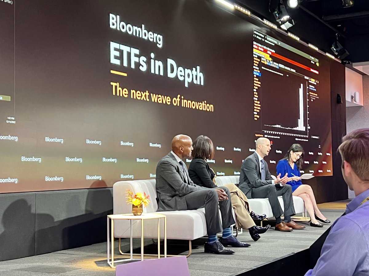 EricBalchunas's tweet photo. “I hope Bloomberg security doesn’t escort me out of here” - ⁦@NateGeraci⁩ about to give the cons to ESG investing  #ETFsInDepth https://t.co/RL74yTFxKT