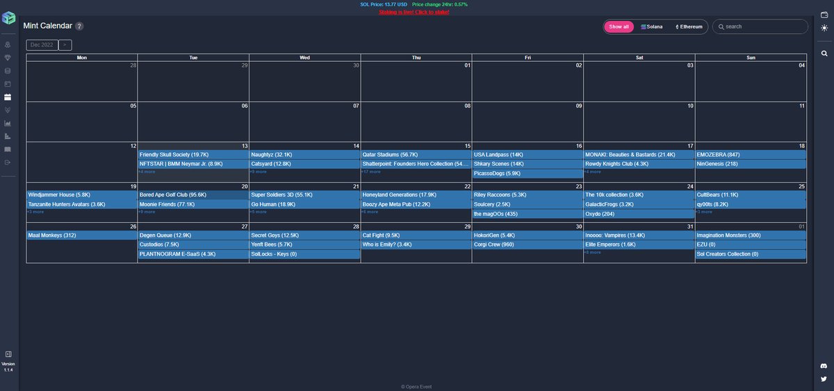 SOL_Decoder's tweet photo. Which upcoming mints are you looking for this year?

Check our Mint calendar for SOL &amp; ETH projects.

Let us know in the comments👉 https://t.co/KBbRpN2Gej