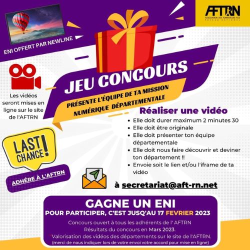 StephaneLastere's tweet photo. #TeamPE
Mission ▶️ Présenter en une vidéo originale votre #PedagoNumTeam...
#ERUN ##CPCnum et #CPDnum⌨️🖱️💻
Grâce à l' @AftrnTice, ce #Jeu #Concours est pour vous !
Un #ENI à la clé 🤩 https://t.co/j14s6UcvOd https://t.co/bhDwCgc2ar