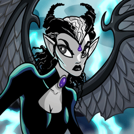 Asphydel's tweet photo. Not super into the faeries of Neopia, but found this one here named Drakara!  She's pretty cool looking, maybe she can make an appearance, other than just a premium card?? @faeries_hope #NeopetsFaeriesHope! https://t.co/AWhEbhfISU