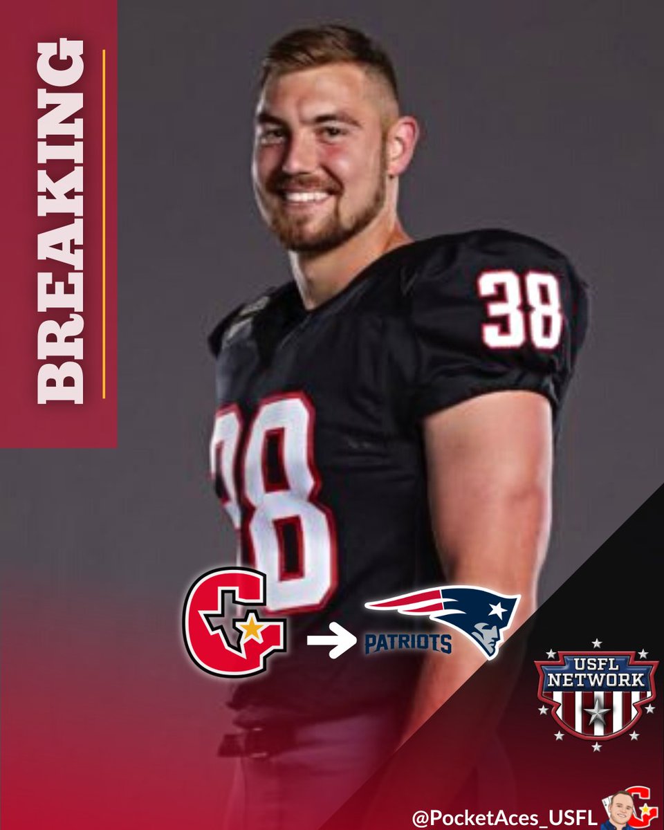 Ace: United Football Media Roughnecks Insider (@aceufm) on Twitter photo #BREAKING Multiple sources have reported that <a href="/AddingtonTucker/">Tucker Addington</a> is going to sign with the <a href="/Patriots/">New England Patriots</a>. Tucker was with the Cowboys earlier this season and is moving North to New England to prove that Gamblers are the best at long snapping. #USFLNetwork #ALLIN #BREAKING Multiple sources have reported that <a href="/AddingtonTucker/">Tucker Addington</a> is going to sign with the <a href="/Patriots/">New England Patriots</a>. Tucker was with the Cowboys earlier this season and is moving North to New England to prove that Gamblers are the best at long snapping. #USFLNetwork #ALLIN