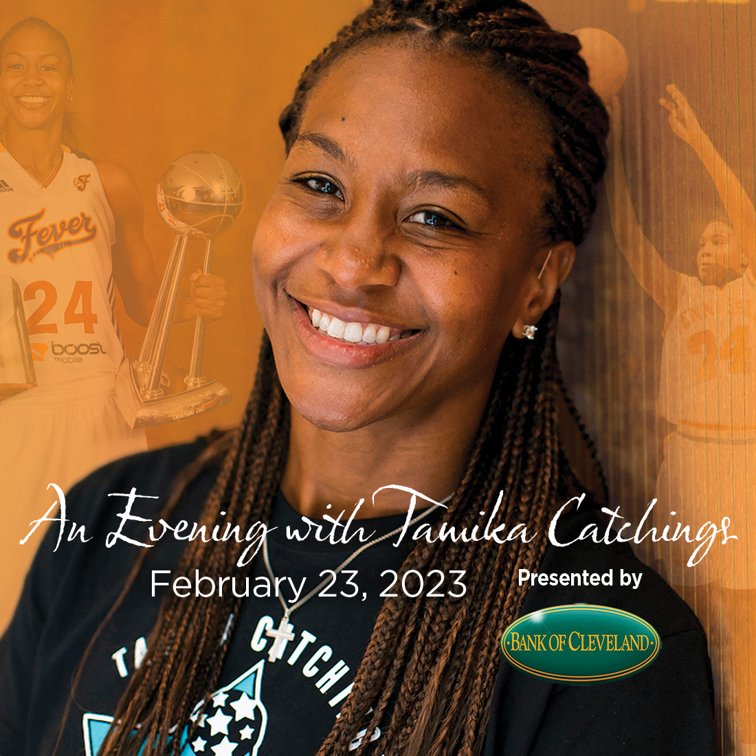 Need a last minute gift idea? Basketball legend, Tamika Catchings, will be in Cleveland on February 23, 2023! Tickets are on sale now for the reception and dinner with Tamika Catchings. Purchase your tickets at mycs.cc/Tamika. 
#WatchUsWork #TamikaCatchings