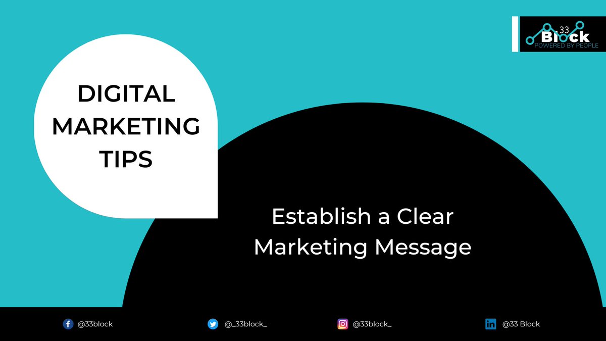 _33Block_'s tweet photo. Developing a clearly defined marketing message is more important than many marketers understand. When it comes to effectively reaching your consumer, you need to be able to communicate with them on as personal a level as possible.
#33block #digitalmarketing #marketingtips https://t.co/dbDUof7L4L