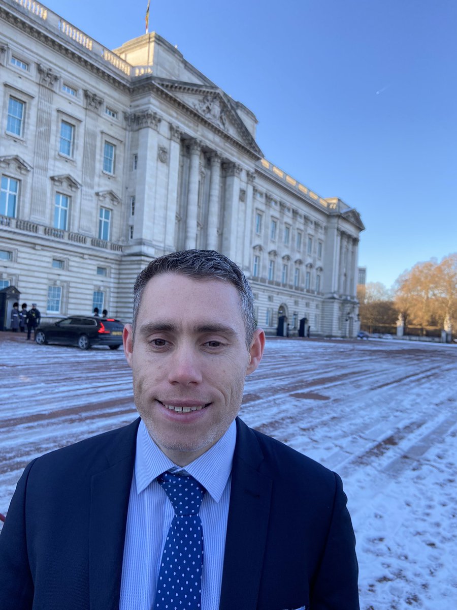 A day at the palace to receive my MBE.
