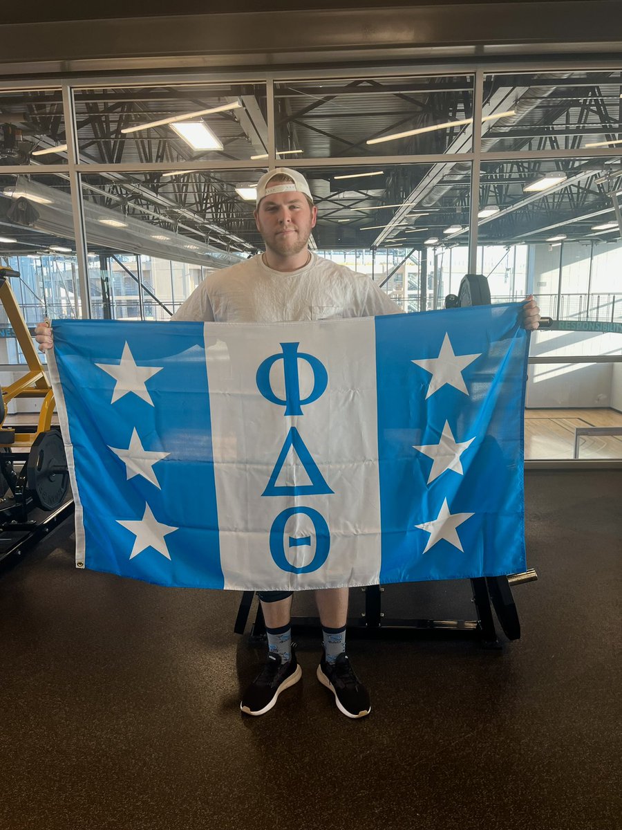 wsuphidelt's tweet photo. Congratulations to Brother Jackson Ozanne for becoming an Iron Phi!
He raised over $1000 for ALS and did 444 reps of leg press at 444lbs to honor Lou Gehrig⚔️ https://t.co/MeyBA1AeIg