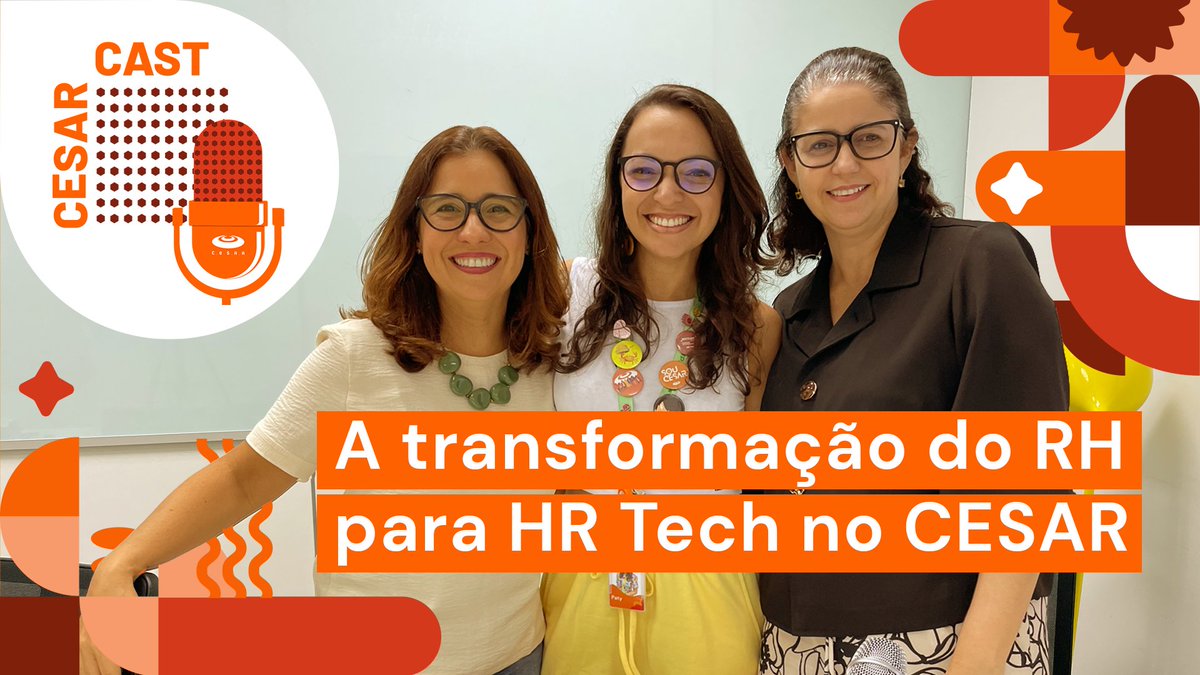 inovacao_cesar's tweet photo. O #CESARCast está no ar 🎙
Aqui no CESAR conhecimento bom é conhecimento compartilhado, por isso, criamos o CESARCast, nosso podcast!
O primeiro episódio traz o tema #RHtech.
Para ouvir:
https://t.co/8Vu7y5N3re.
Para assistir (no YouTube é videocast):
https://t.co/F1cPcJi9ey. https://t.co/7wheZnlByz