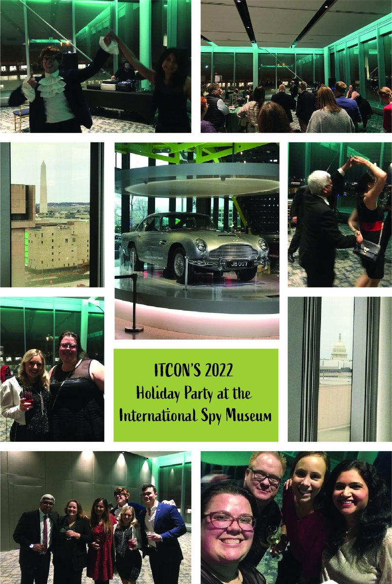 ITCON celebrated together for our annual Holiday Party at the International Spy Museum! This event was two years in the making and was well worth the wait. Here are some of our favorite snapshots of the night.