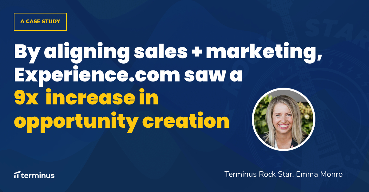 Our newest customer spotlight is Experience.com, who saw a 9x increase in opportunity creation by using our entire suite of products. Want to learn more? Yes. The answer is “yes.”

terminus.com/rock-star-expe…