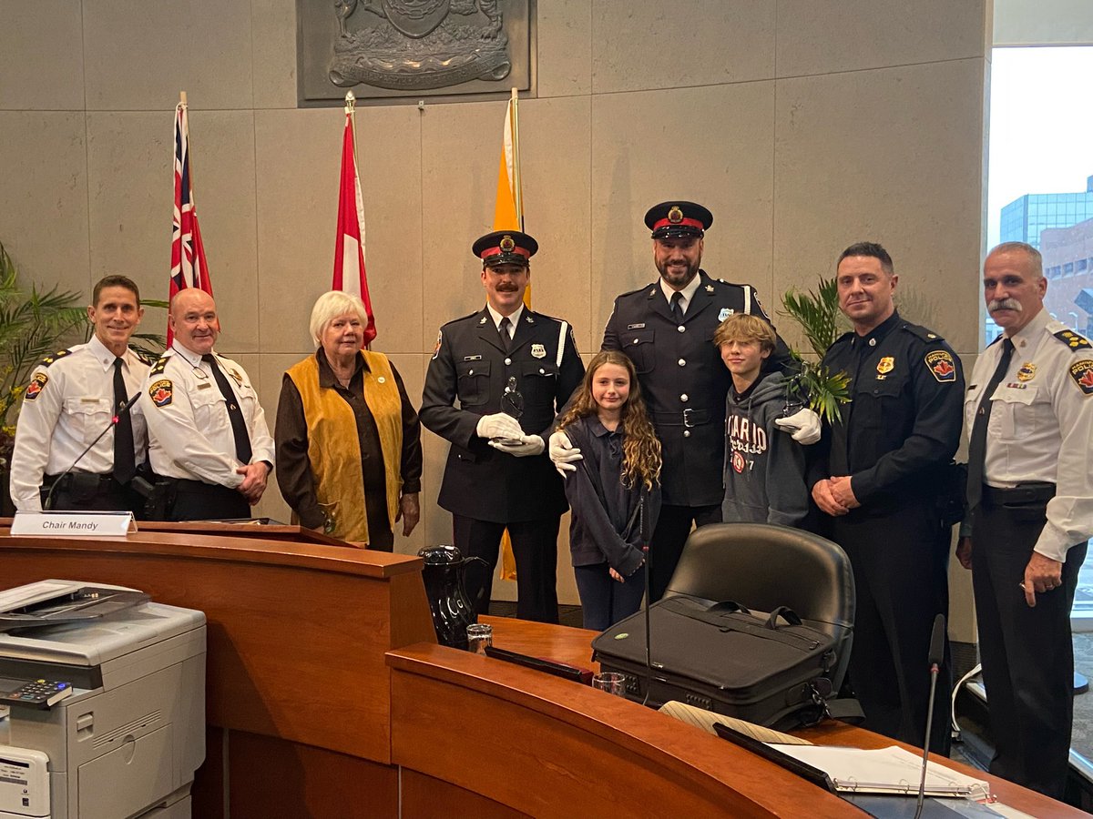 HamiltonPolice's tweet photo. Congratulations to our Members of the Month for their work in keeping #HamOnt safe. 

From jumping in to rescue a man from drowning, working with persons in crisis, and getting guns off city streets, our members rose to the call of duty. 

We’re so proud to work alongside them. https://t.co/rD8d3Lm8sb
