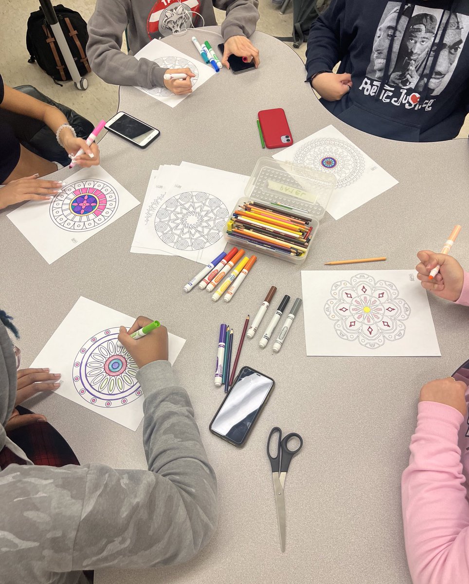 Taking a quick #ScreenFree #MentalHealth break after finishing our work!