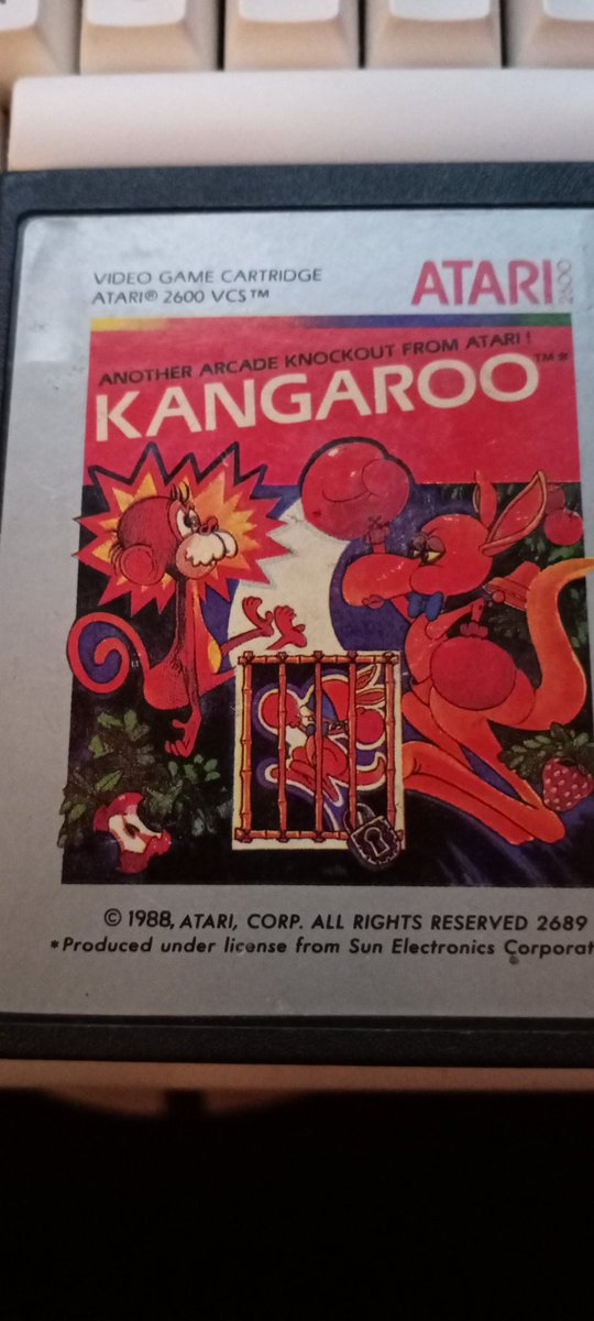 Minmatar0's tweet photo. @ColonelFalcon @The_Top_Loader @Retrogamebrews @sincespacies @DANIELakaDEE @RetroBlastUS @Gamer_Dan5 @MaxLoki76 @TwinzDynamic @Solyant1 #random4
1. Solaris. atari 2600
2. Jr. Pac-Man atari 2600
3. Spider Fighter. atari 2600
4. Kangaroo atari 2600
#RETROGAMING https://t.co/GNuzlf0QUx