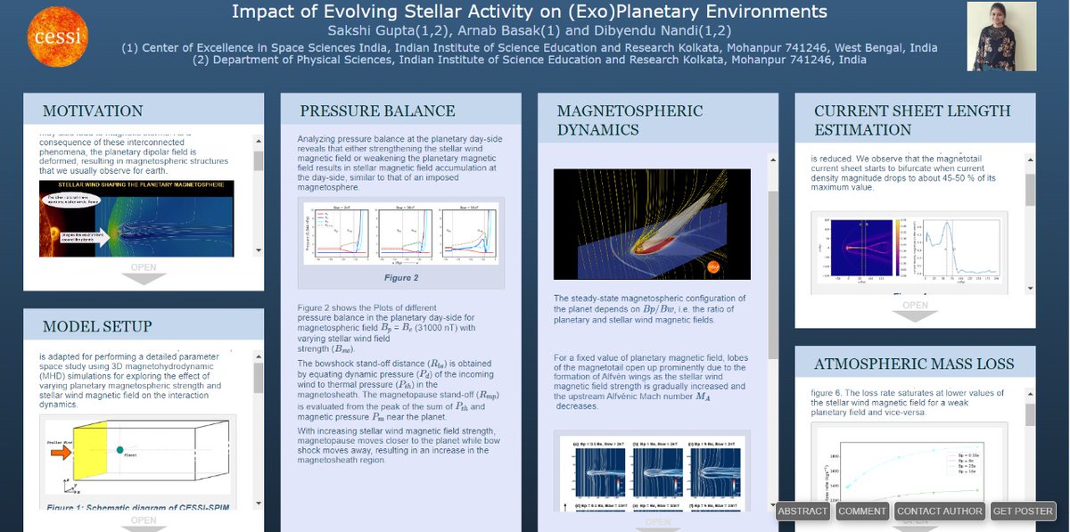 Presented our recent work in the #AGU2022 online poster session. @ydnad0 @arnab_phy @cessi_iiserkol iPosters are indeed fun😺