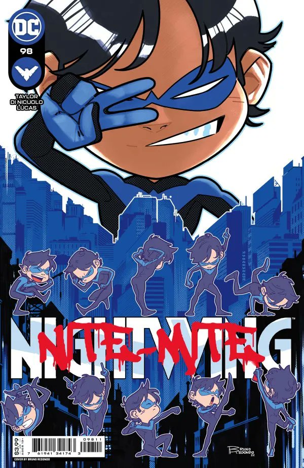 pestocomics's tweet photo. Nightwing #98 - I expected to hate Nite-Mite, but much like how Nightwing is distinct from Batman, @TomTaylorMade does an excellent job of differentiating his imp from the rest without losing the conflict. - READ - DCUI:12/13/22 #dccomics #dcuinfinite #comicbooks #pdcr #nightwing https://t.co/2oX9Bbb6Fj
