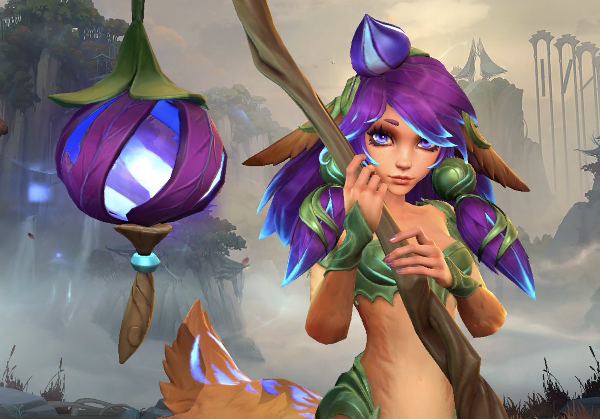maddizzlee's tweet photo. I love it when a champion feels especially good on Wild Rift. ☺️

Love to see y’all fawning over Lillia! She’s near and deer to my heart.  💖 https://t.co/sQenleYTAi