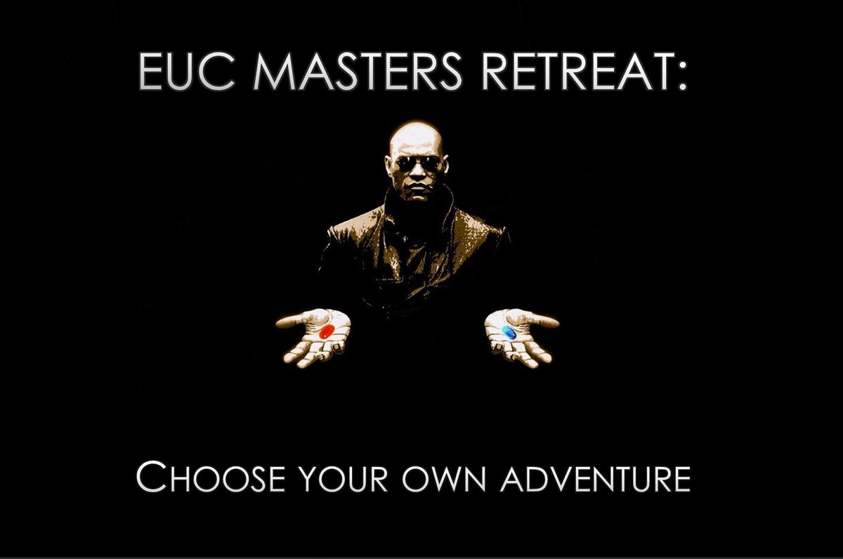 stevegreenberg's tweet photo. The #EUCMastersRetreat is a unique interactive event. Drawing on EUC pros, experts and masters worldwide, we create a powerful learning experience- all in a weekend retreat format.

Learn More and Register Here:

https://t.co/66Dvi80nMk https://t.co/s7IOtCzFfQ