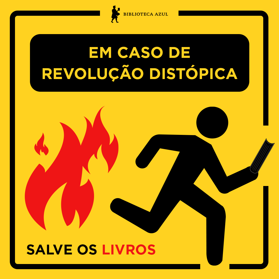 bibliotecaazul's tweet photo. Se você fosse transportado para o mundo de "Fahrenheit 451" hoje, quais livros você tentaria salvar do fogo e por quê?
#fahrenheit451 #desafio #bibliotecaazul #raybradbury #bookstanbrasil #bookstanbr https://t.co/yUHHwjMq8u