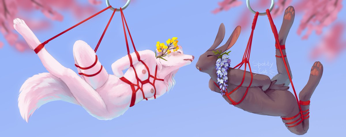 spotty__cat's tweet photo. https://t.co/N7Fb5wGZkN
#Shibari #rope #flowers #beauty #rabbit #hare #wolf #wool #ears #sakura #wreath #flight #red #white #gray #couple #furry #ring #sky #blue #chest #nipples #paws https://t.co/yk6CN8jIcS