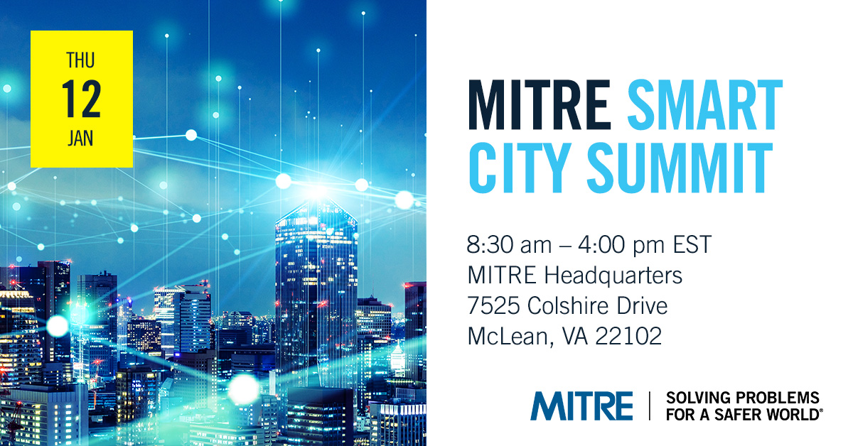 MITRE on Twitter "Register today and join us January 12 as we bring