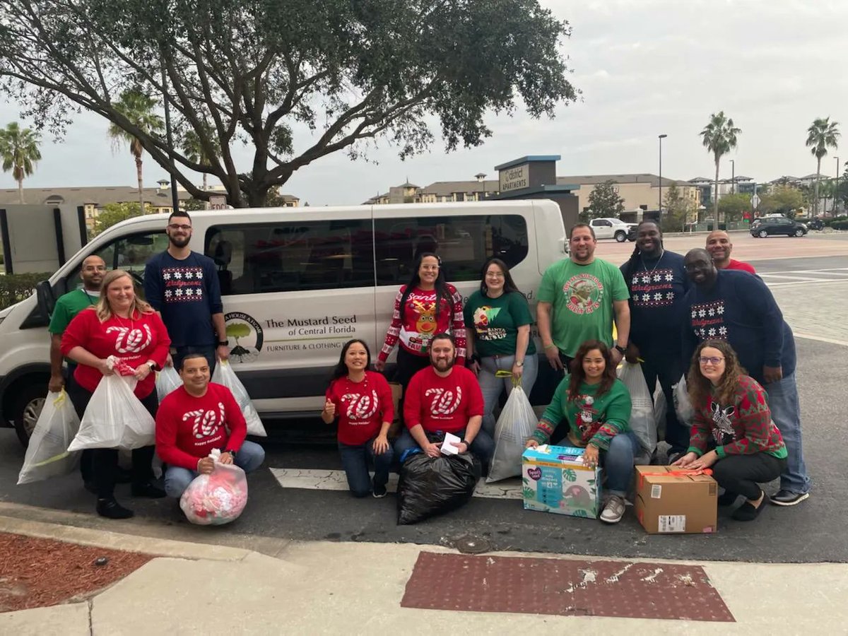 Thank you to Walgreens for putting together a donation drive for #TMS! The team was excited to give back and provide clothing and shoes to families in need, just in time for the holiday season. Thank you <a href="/Walgreens/">Walgreens</a>!