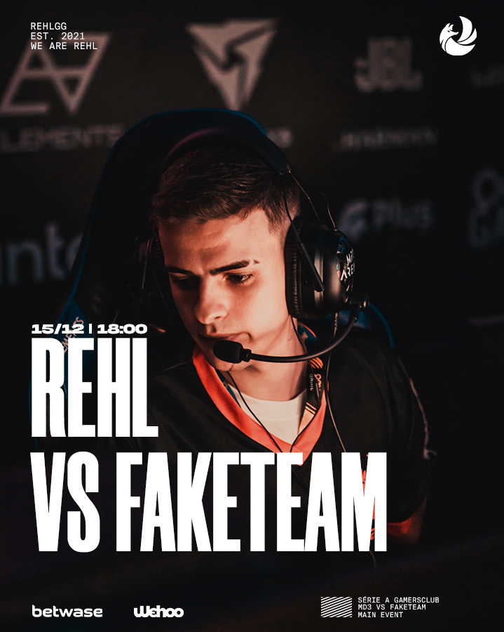 crashersgg's tweet photo. HOJE É DIA DE ESTREIA NA SÉRIE A GAMERSCLUB!! 🔥🔥
🆚 #FakeTeam
⏰ 18:00
📺 https://t.co/dVwt9hx5zf
#GOREHL 🦊 https://t.co/nrEnr2RIkd