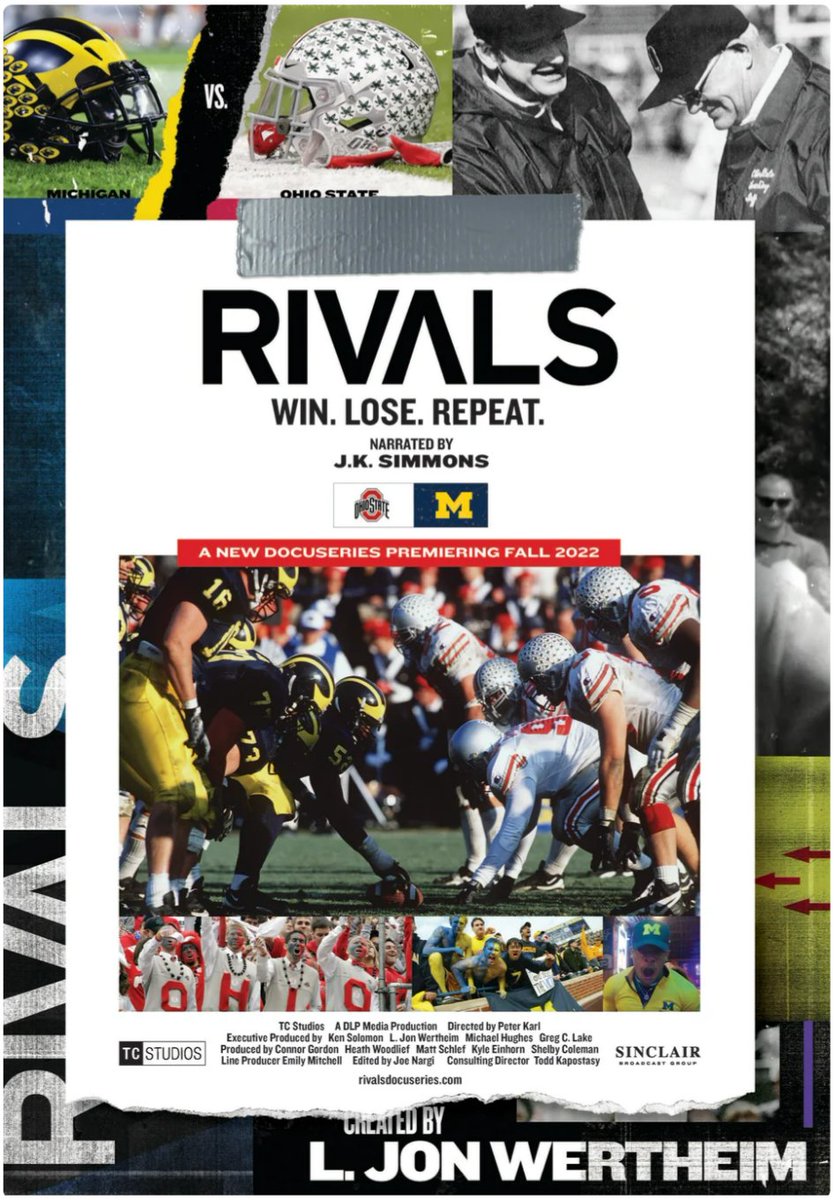 KnowRivalry's tweet photo. Miss the RIVALS documentary via Bally Sports in November? You can stream it for now on demand via TC studios website: https://t.co/PDbhnC4pPT https://t.co/cM1tgrooLi