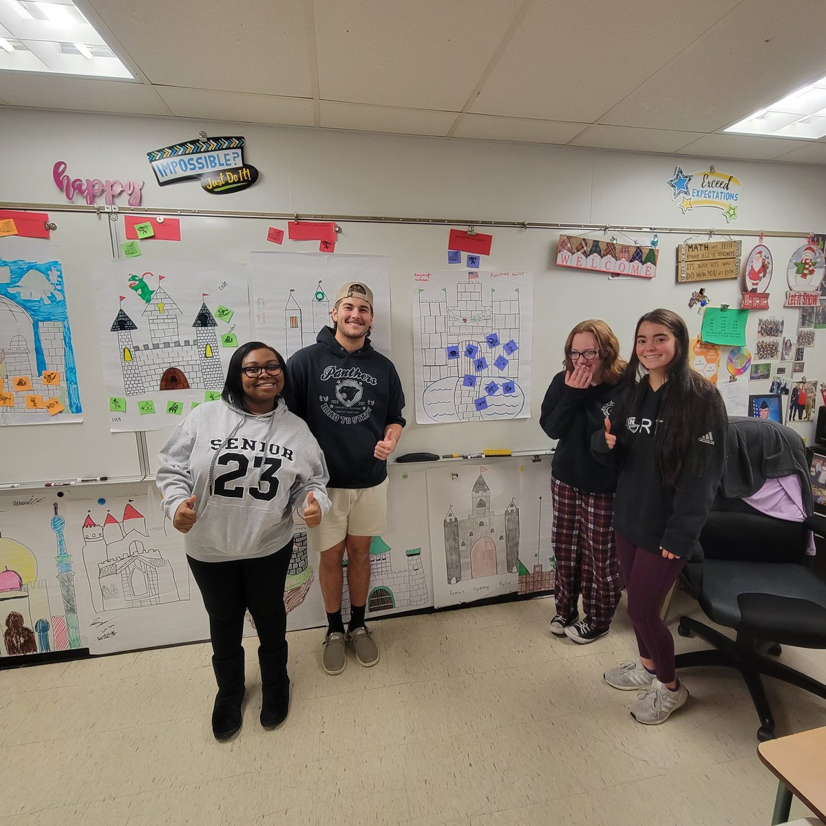 melvanhooser's tweet photo. Review time turned into a Medival Castle race in Stats today! https://t.co/8gHjXhPFwt