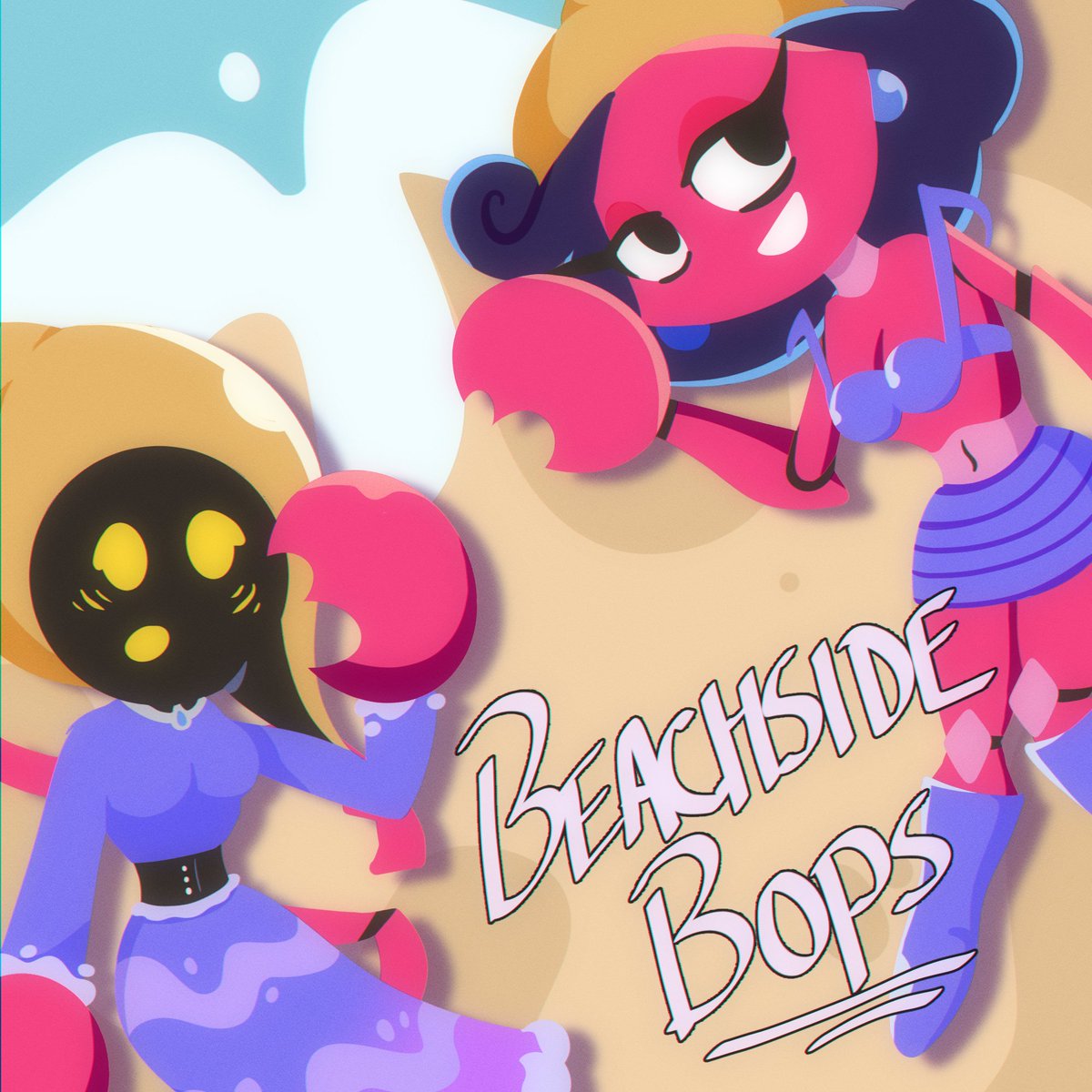 GoagandBat's tweet photo. It's my partner @ZipCorner birthday! So I wanted to make them a gift, with Opera and Popstar Val! https://t.co/9vo6f0vINt