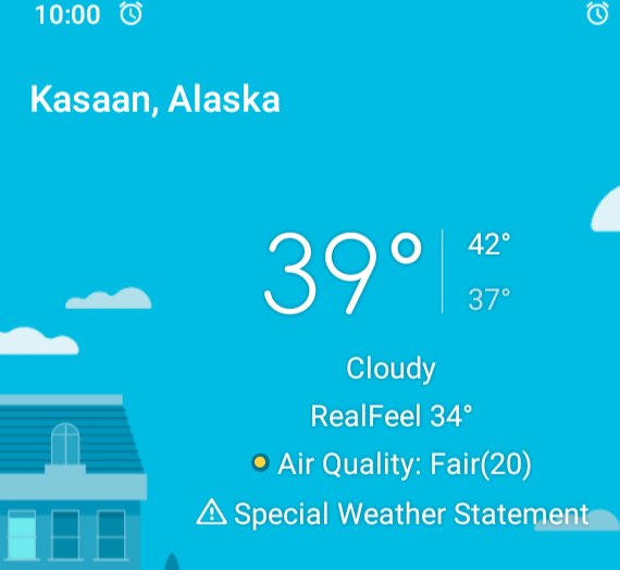 MissAmandaAK's tweet photo. @LordMinion777 My part of Alaska isn't bad right now actually. We had snow but it's melting. https://t.co/W15VJAUZ1f