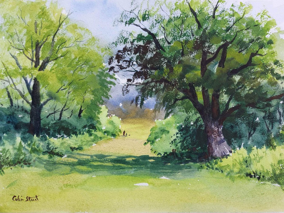 'The Old Racecourse, Galleywood Common'.
Just purchased by a client in Japan. 
#colinsteedart1 #chelmsfordessex #art #ukartist #essex #japaneseculture #japaneseart