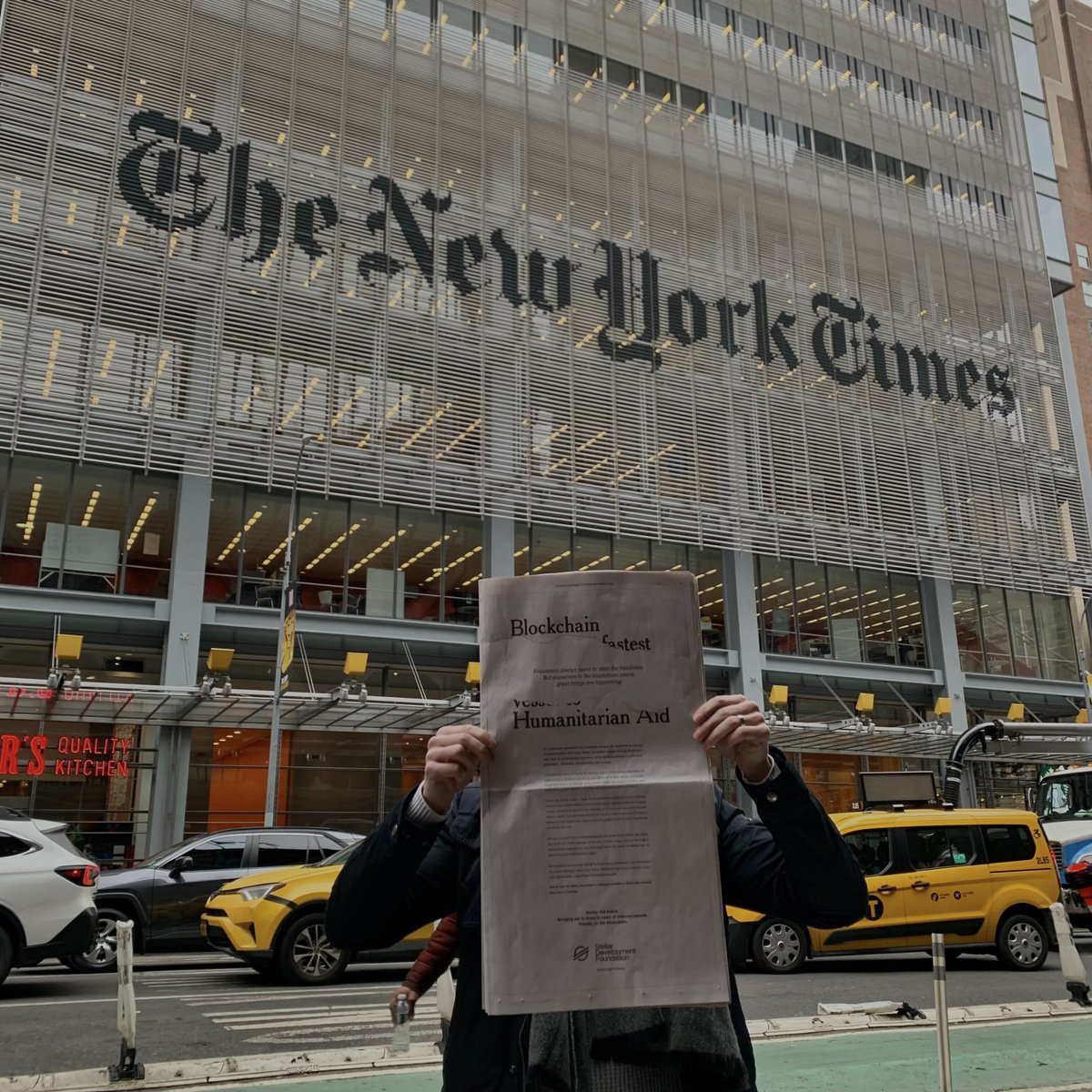 Stellar Aid Assist captured in <a href="/nytimes/">The New York Times</a>