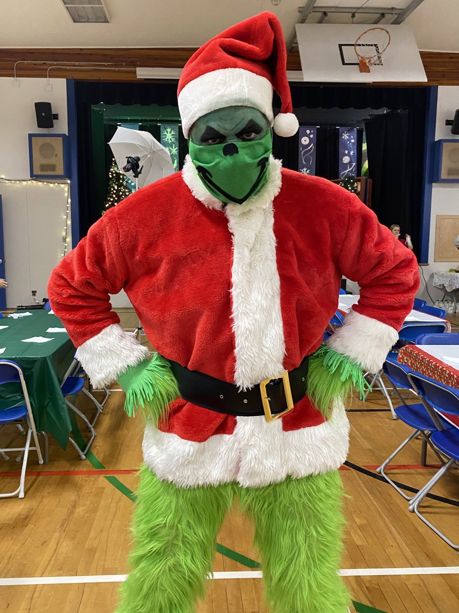 Thanks to the Grinch for stopping by to visit Westridge students yesterday!!