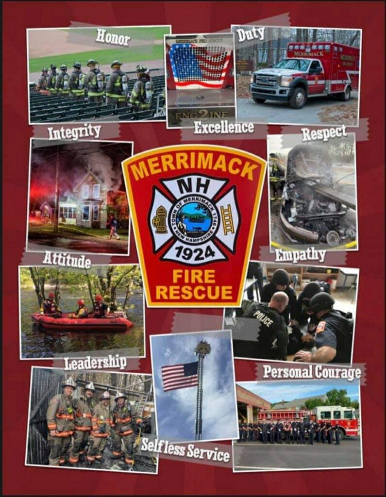 Merrimack NH Fire tweet media