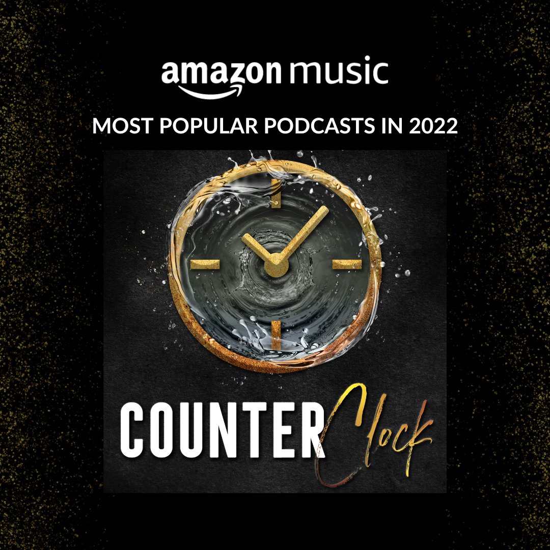 CounterClockPod's tweet photo. CounterClock was one of the most popular podcasts on Amazon AND one of the most followed shows on Apple Podcasts in 2022! 🖤 Thanks, as always, for being along for the ride. More to come soon! 😏 @amazonmusic @DeliaDAmbraTV https://t.co/45UQ0tbO2J