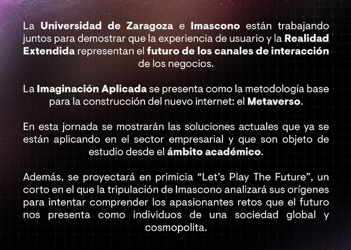 CatInnovacion's tweet photo. Desde la Cátedra de Innovación Comercial de @unizar, queremos agradecer a @imascono @HP_imascono y @ptr_imascono que nos abran su casa para mostrar las grandes posibilidades de la #realidadaumentada y #realidadvirtual en la actividad comercial
@Iedis_unizar @OTRI_Unizar @AEMARK https://t.co/UJVFagy0U9