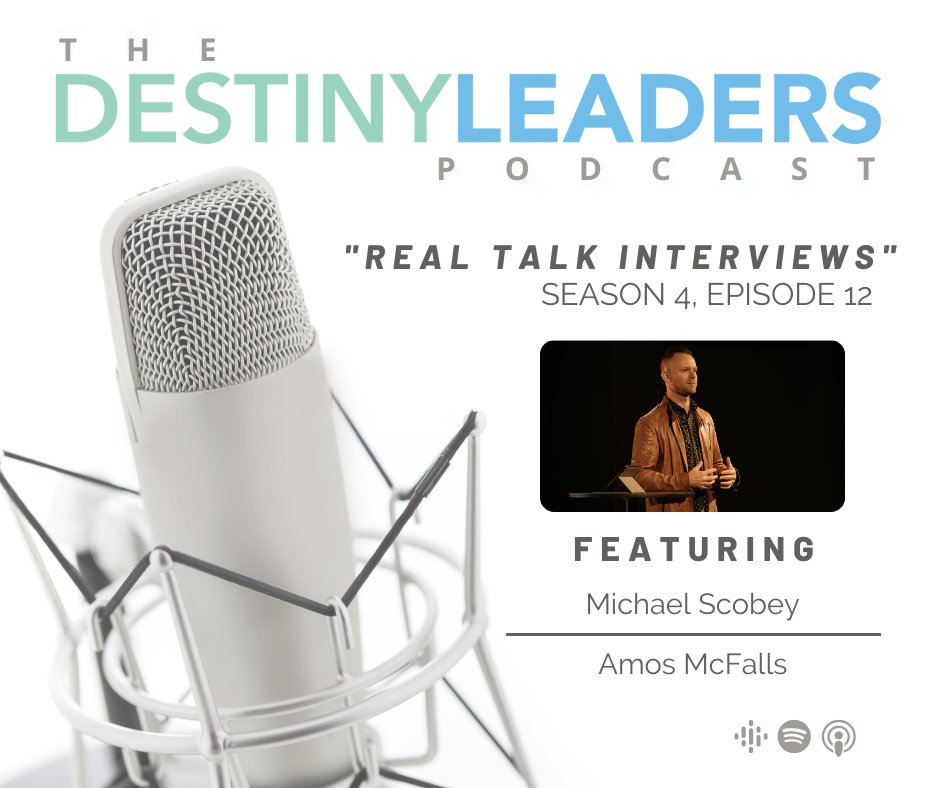 Destinyserve's tweet photo. The final episode of the Season 4 Destiny Leaders Podcast is available today! Check out the conversation between our host Amos McFalls and Pastor Michael Scobey from Vibrant Church in The Woodlands, TX. 
Listen on any podcast platform or https://t.co/PSnlA2TSLS https://t.co/uc9zz6diOc