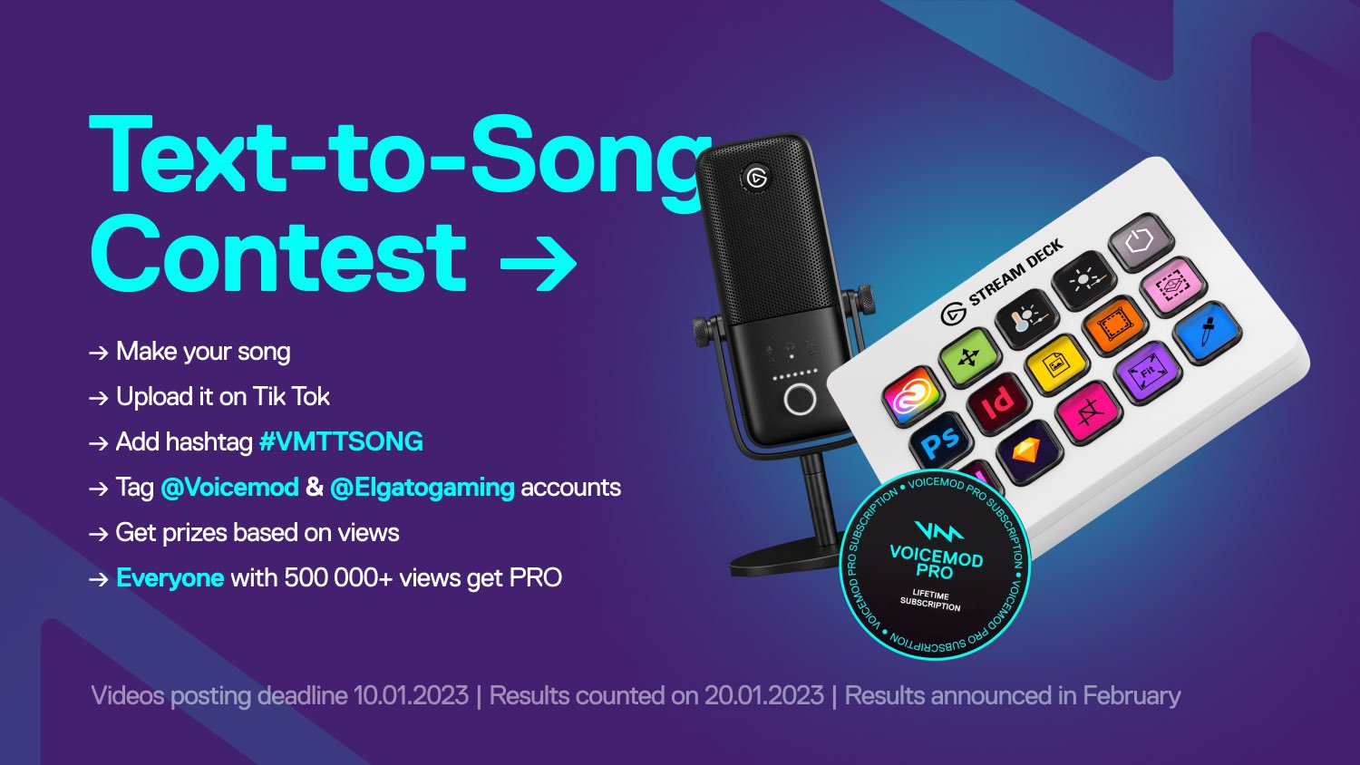 Voicemod on Twitter "🎅Hohoho! Time to our new contest with elgato Make your song at https//t