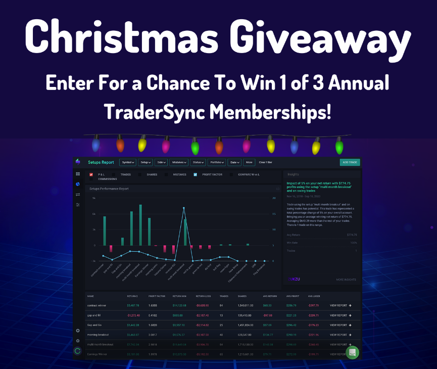 tradersync's tweet photo. 🎄TRADERSYNC CHRISTMAS GIVEAWAY 🎉 

For Christmas, We are GIVING AWAY 3 annual TraderSync subscriptions! There are multiple ways to enter. Earn as many points as possible to increase your chances of being picked! 

Enter the giveaway below ⬇️
https://t.co/g2iFUDoyfS https://t.co/yk92372vc5