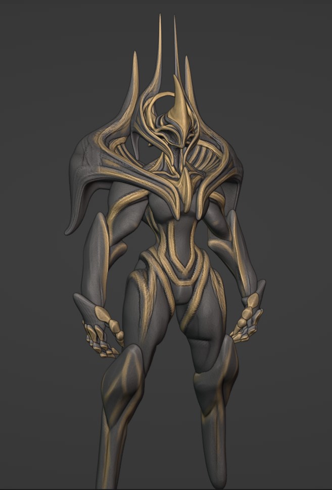 Archetypical__'s tweet photo. Did some quick sculpting sketches this morning to de-stress. https://t.co/gnfMmfdIAQ